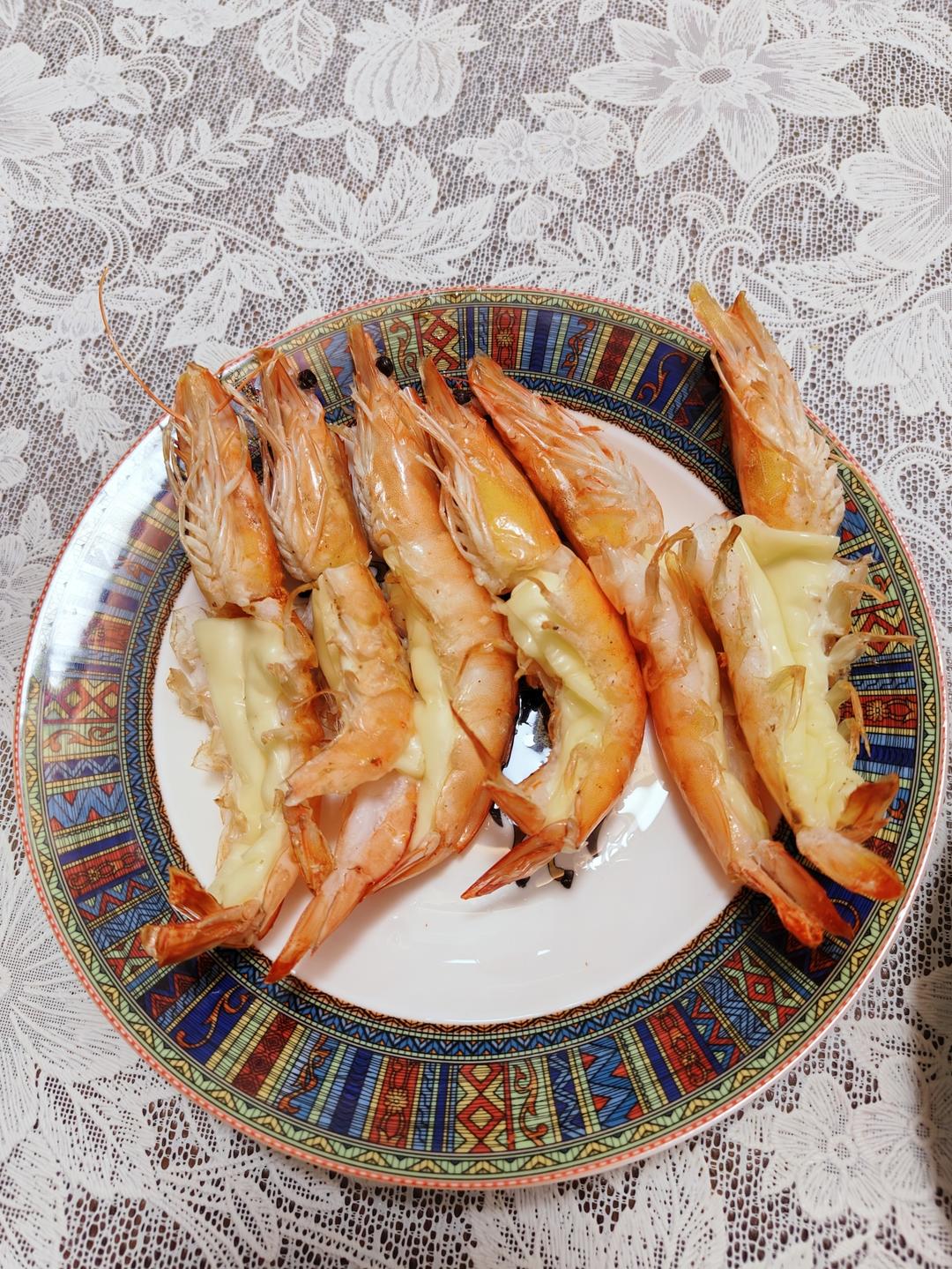 芝士焗大虾🦐巨型黑虎虾|年夜饭|宴客菜