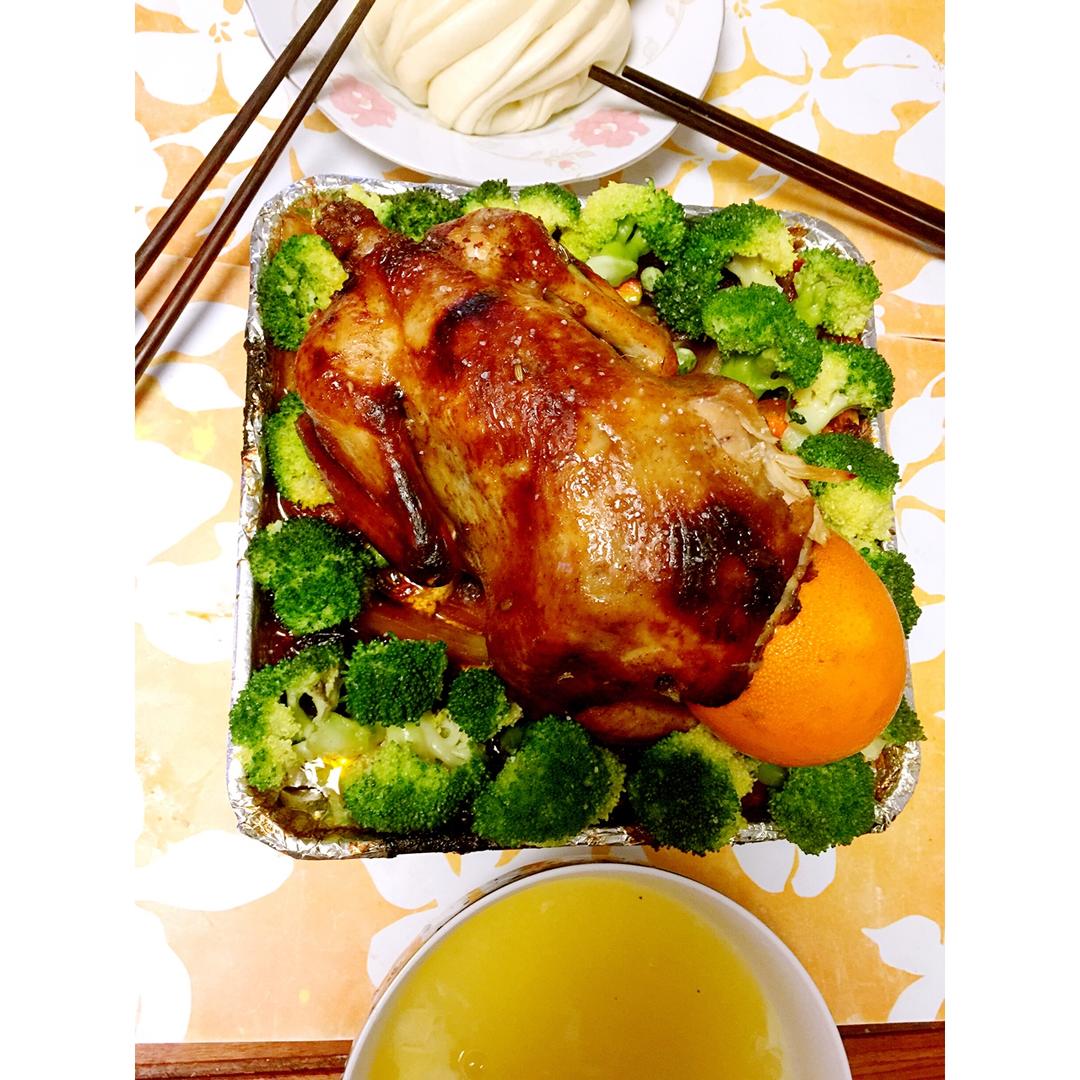 圣诞烤鸡
