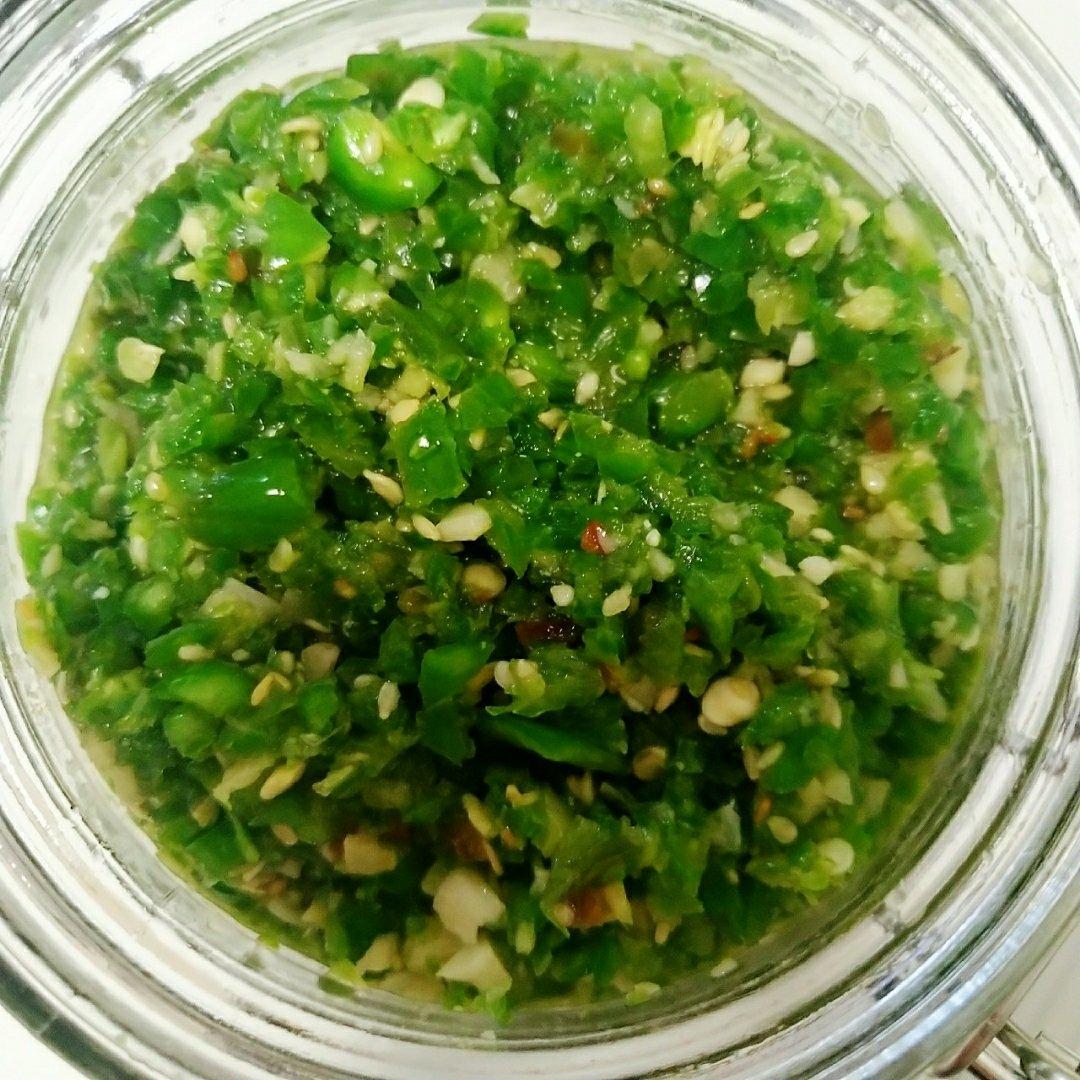 纯手工青辣椒酱