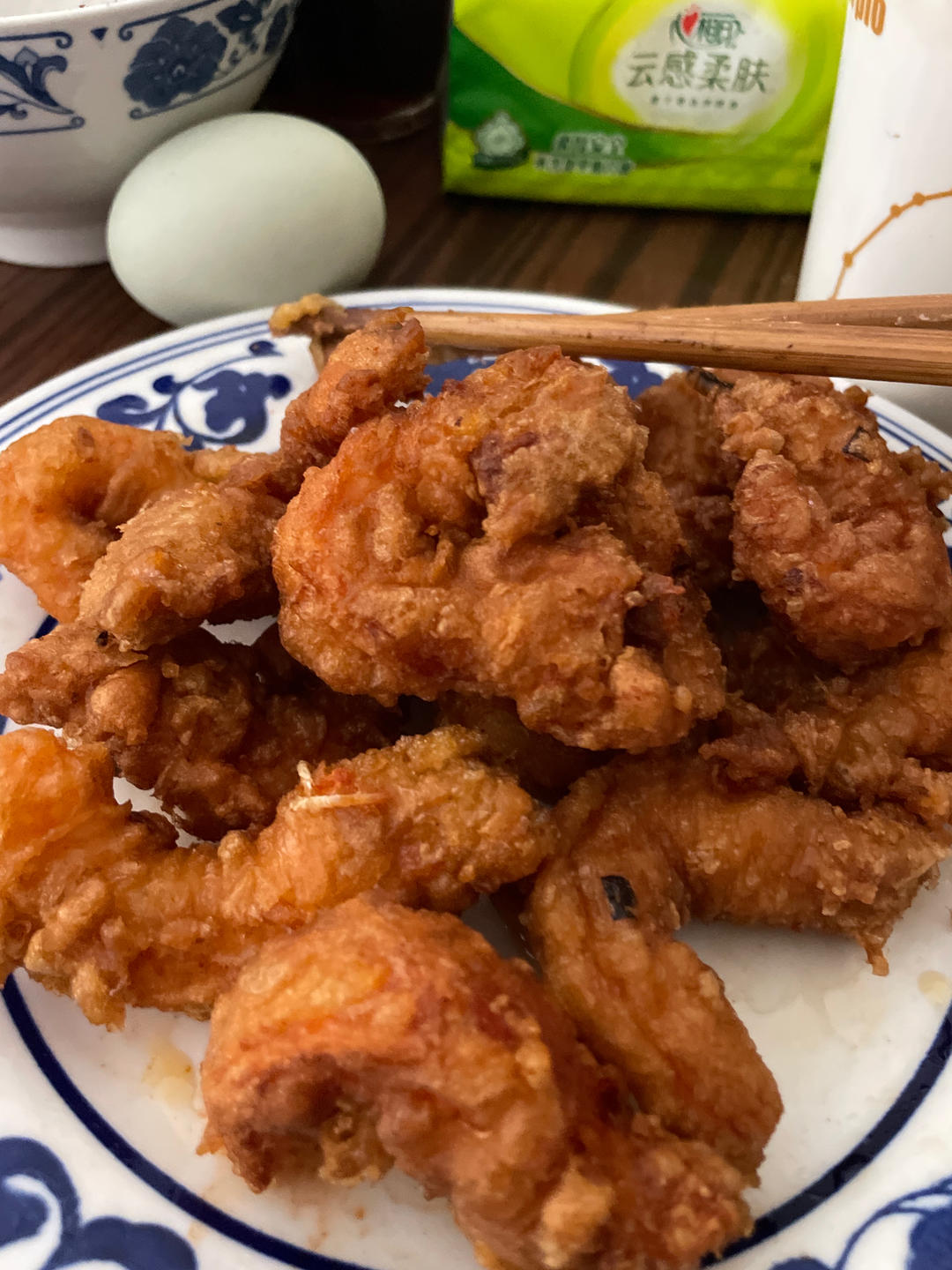 椒盐软炸虾仁～孩子们爱吃的营养美味