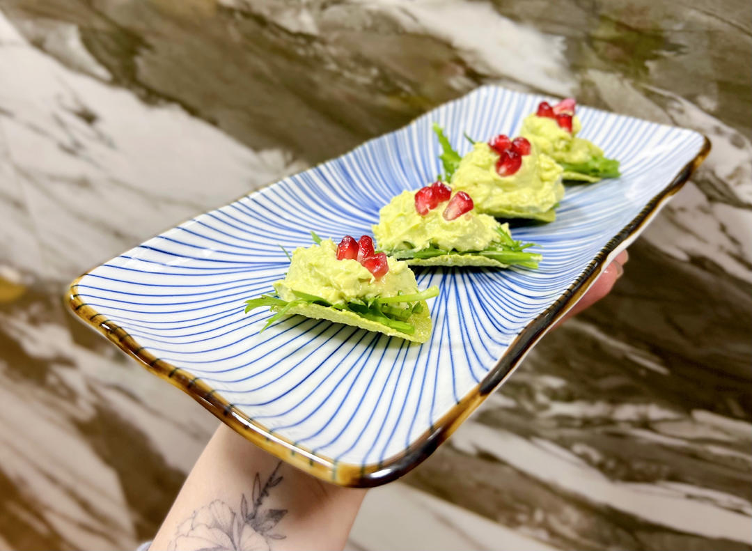 薯片牛油果一口沙拉