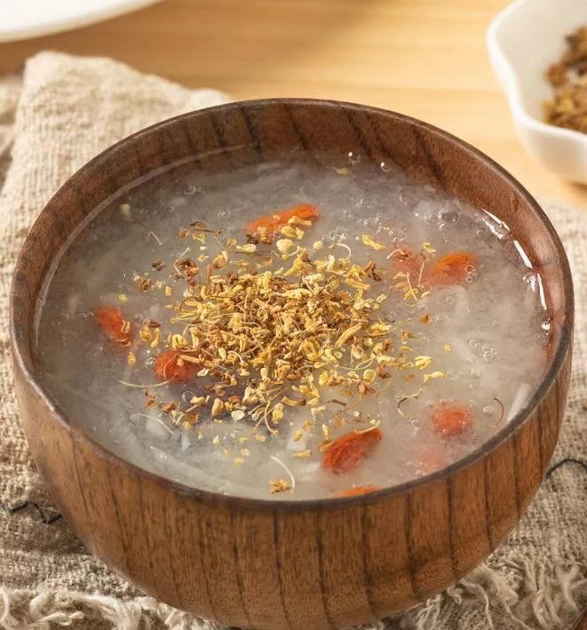 金桂银耳羹的做法