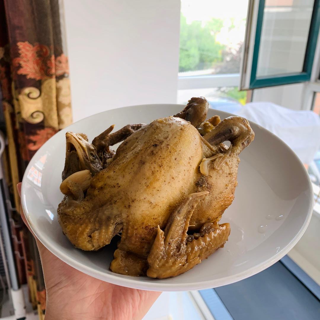 电饭锅焖鸡『整鸡料理』五香鸡