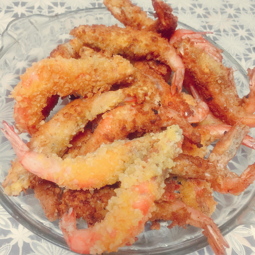 面包糠炸虾