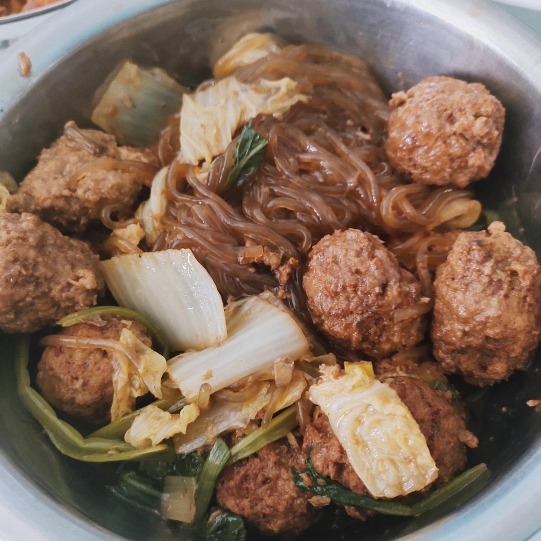 白菜丸子炖粉条🍲（太香了‼️）