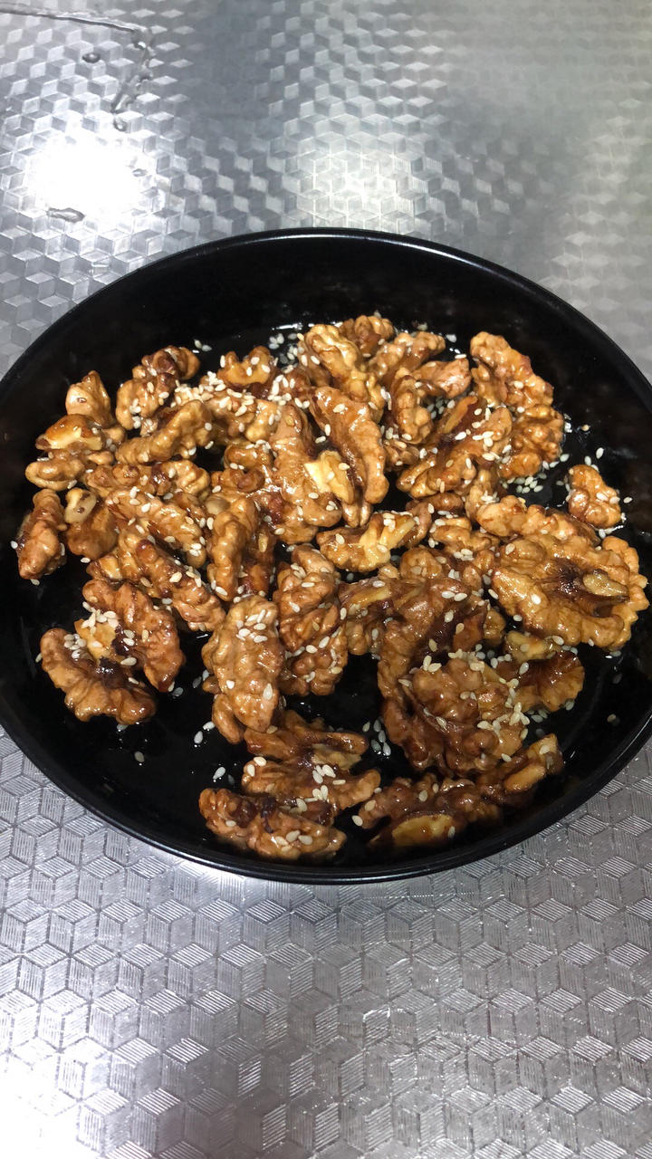 5min空气炸锅琥珀核桃-零失败