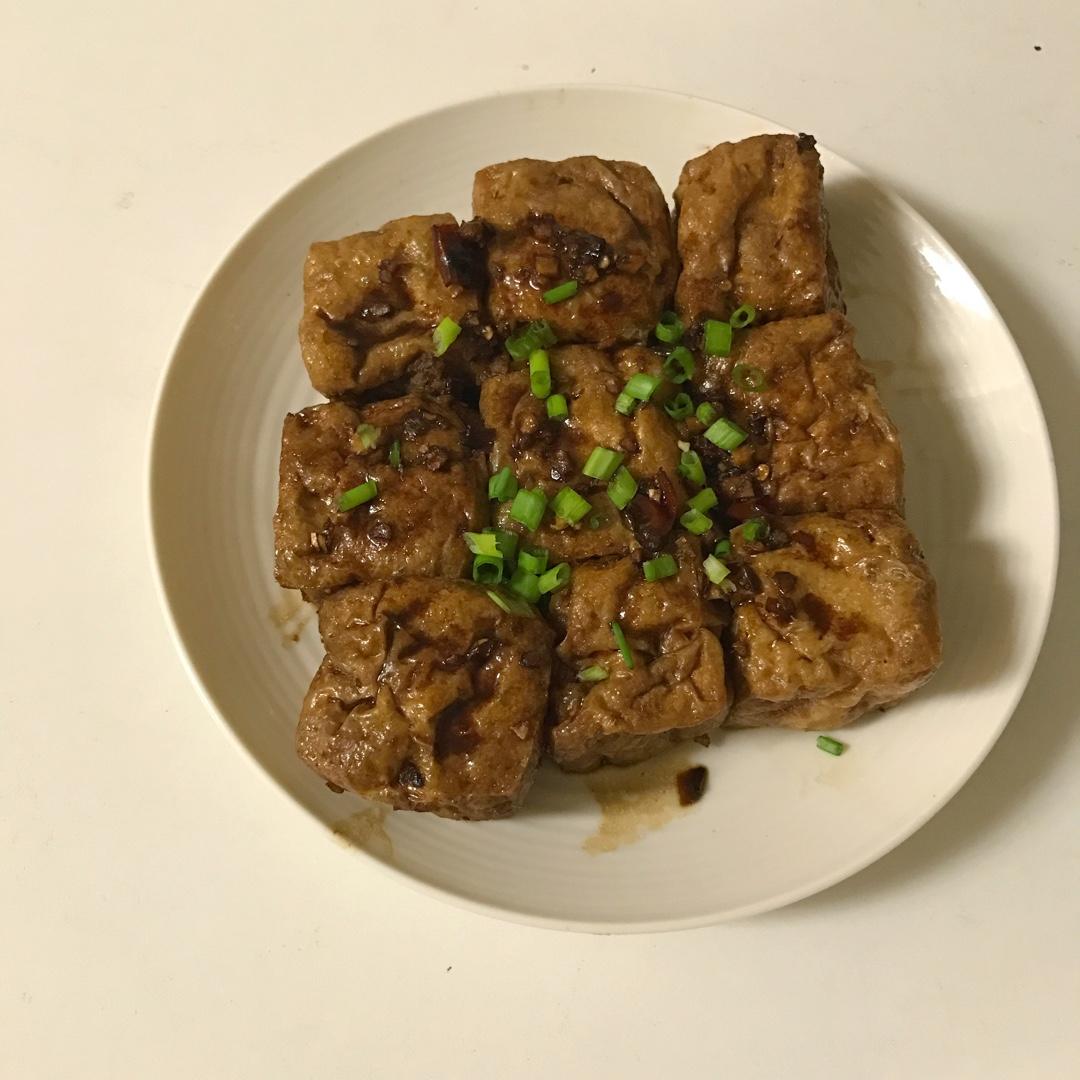 红烧油面筋塞肉