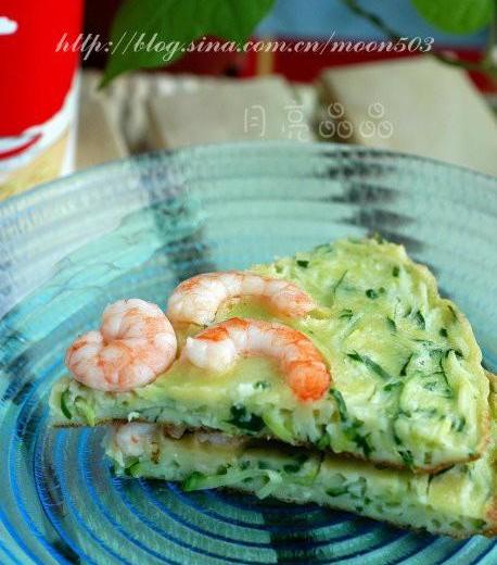 鲜虾青瓜烙的做法