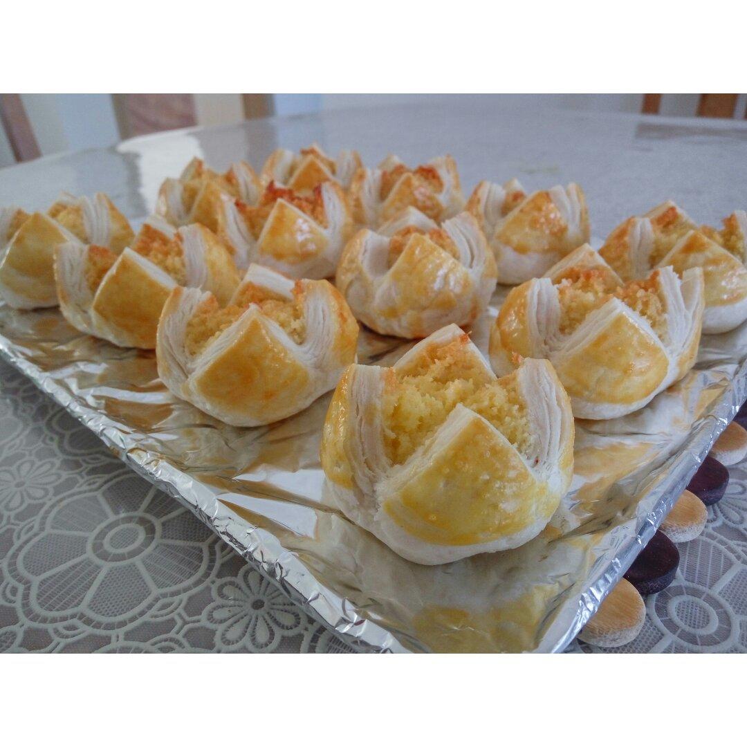 花开富贵之四种口味的椰蓉开口酥