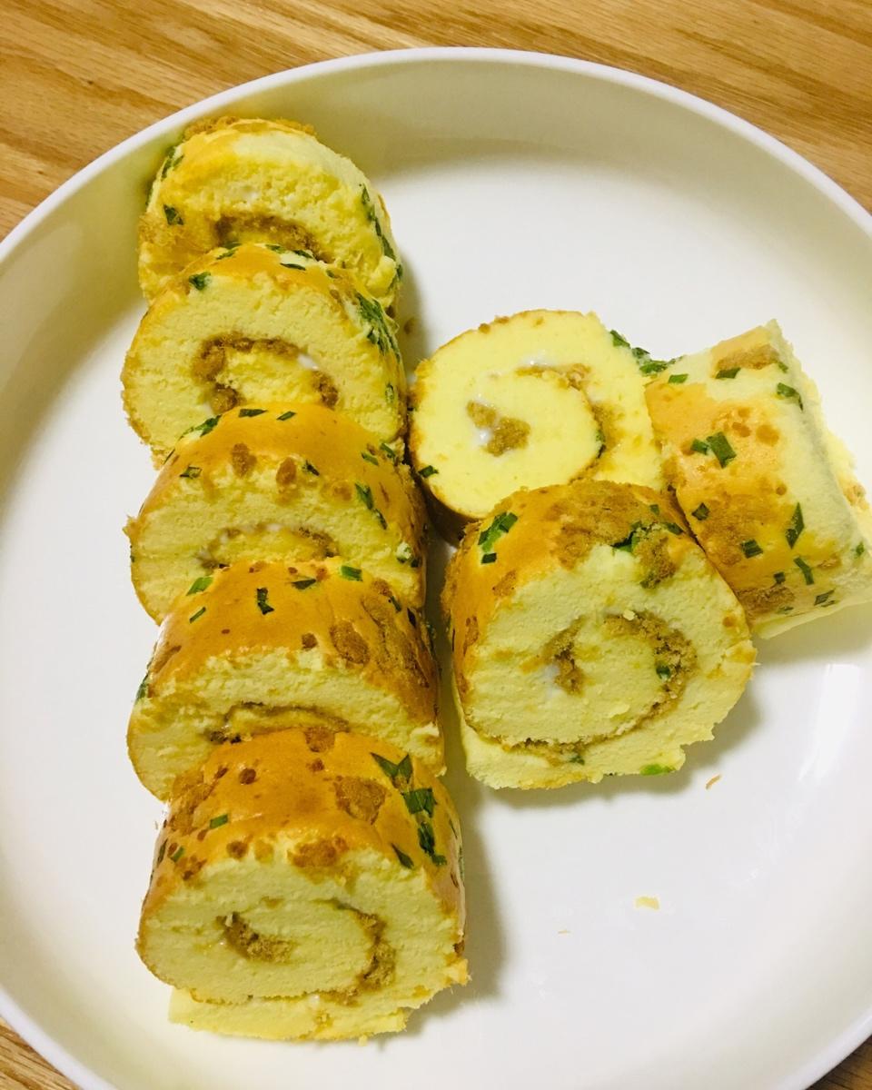 手机用户3521_fune做的香葱肉松肥蛋糕卷