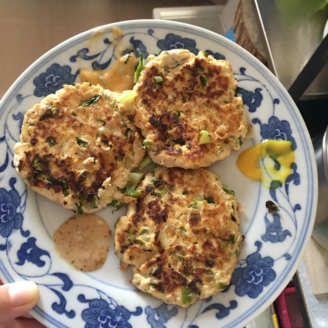金枪鱼豆腐饼