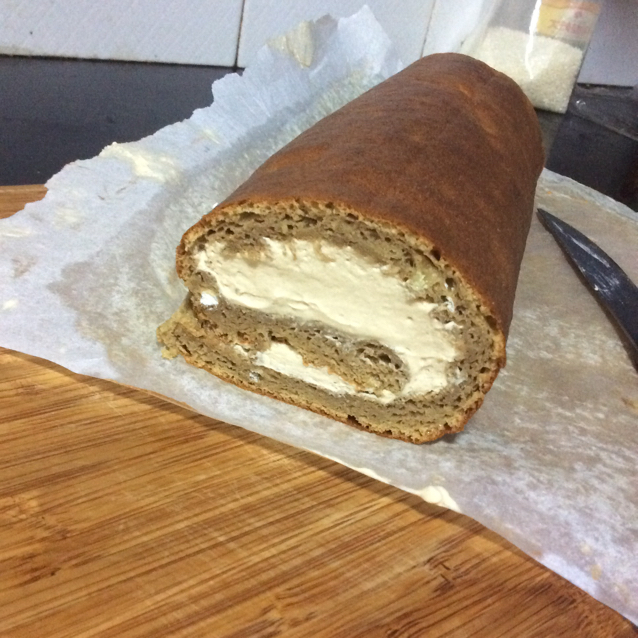 咖啡奶油蛋糕卷