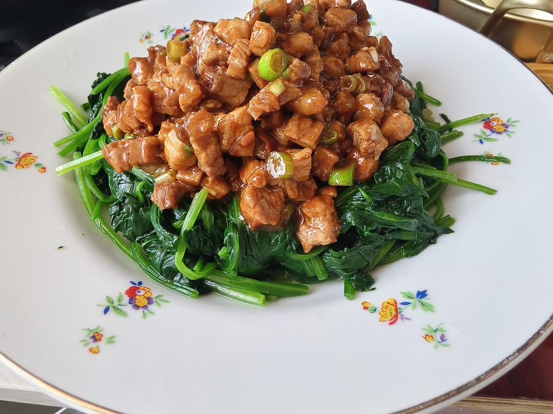 肉酱菠菜