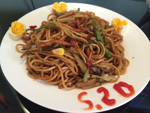 蔬菜炒面