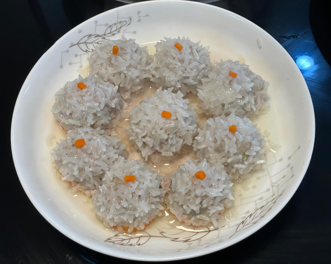 蒸糯米丸子