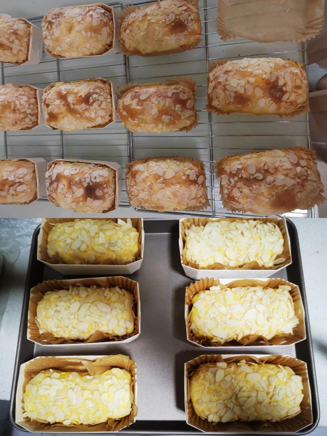 浓香杏仁奶酥小吐司