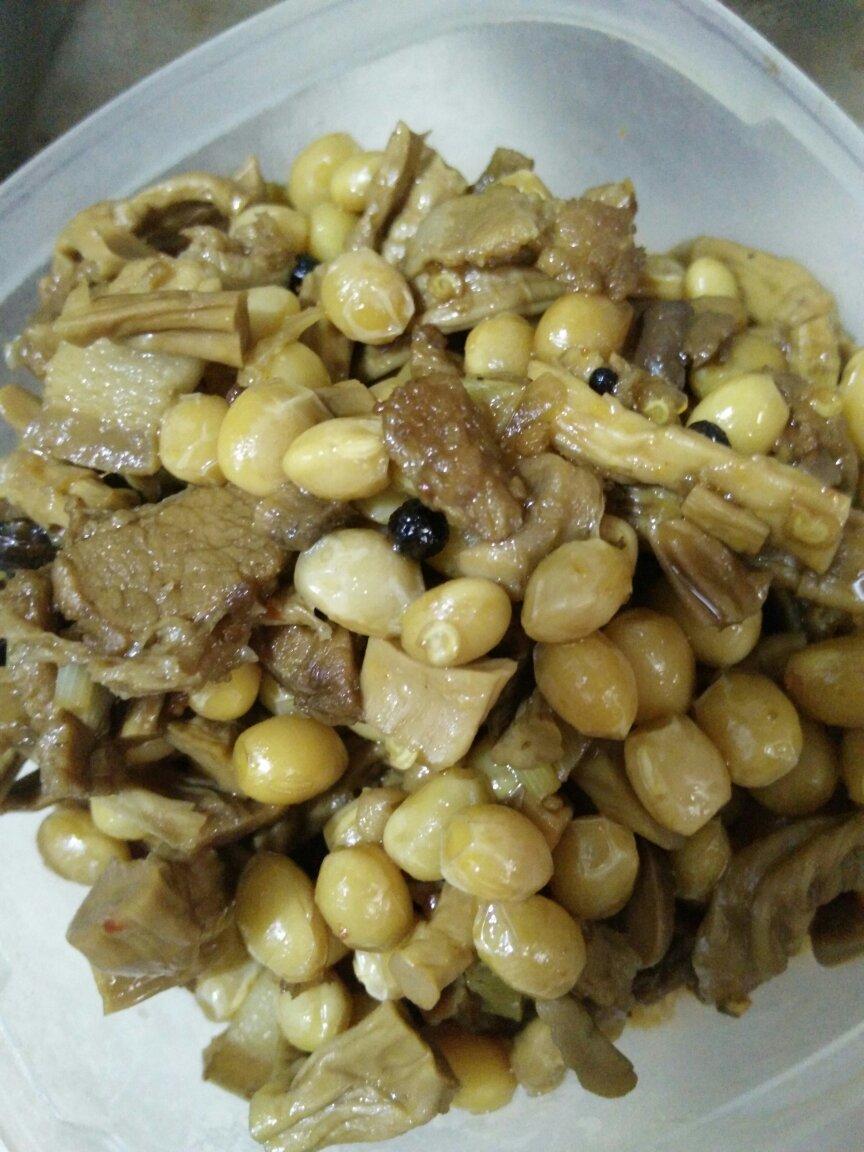 唵嘛呢叭咪吽wengmanibeimihong做的味噌黄豆笋干