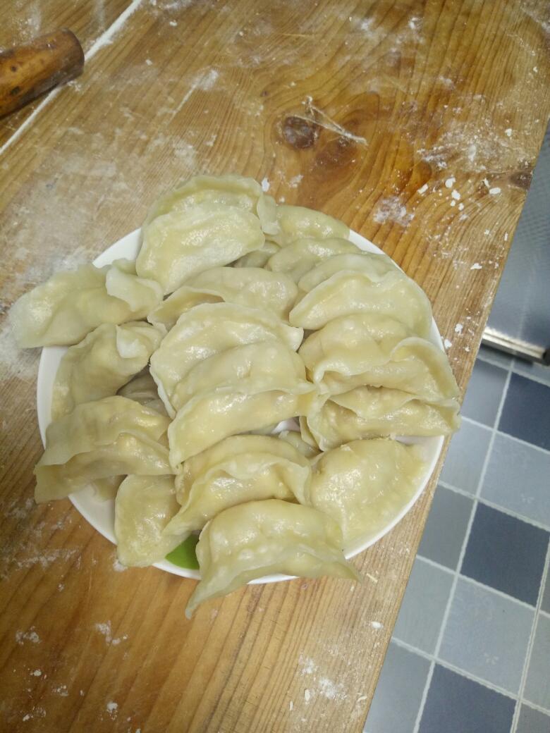 白菜鸡蛋蒸饺