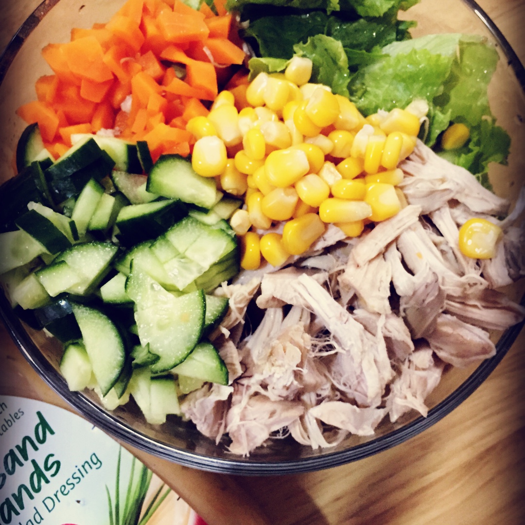 鸡肉蔬菜沙拉