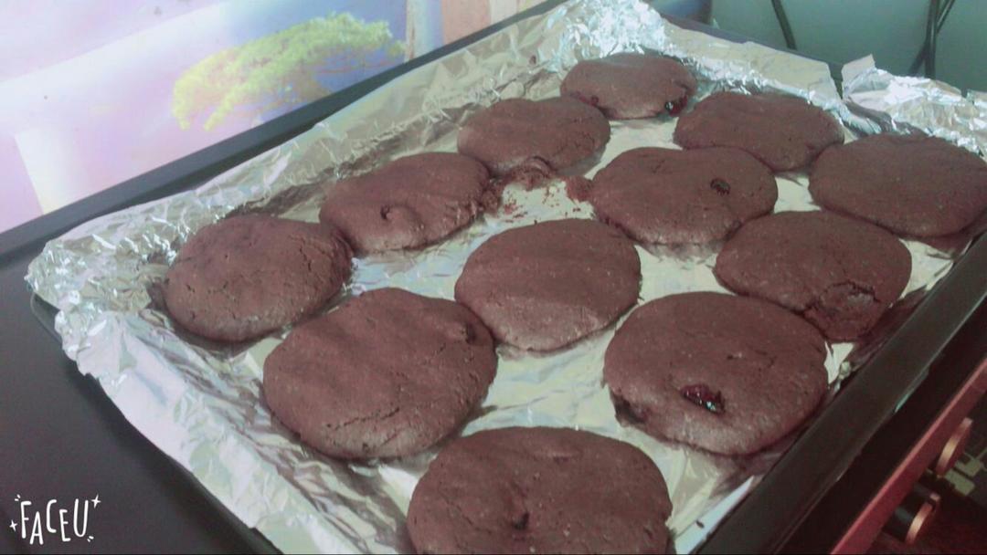 三重巧克力曲奇饼干 Triple Chocolate Cookies
