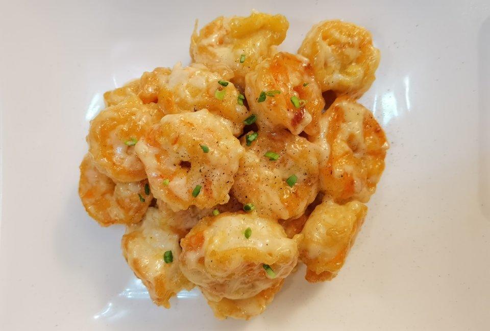 柏悦平替版芥末虾球