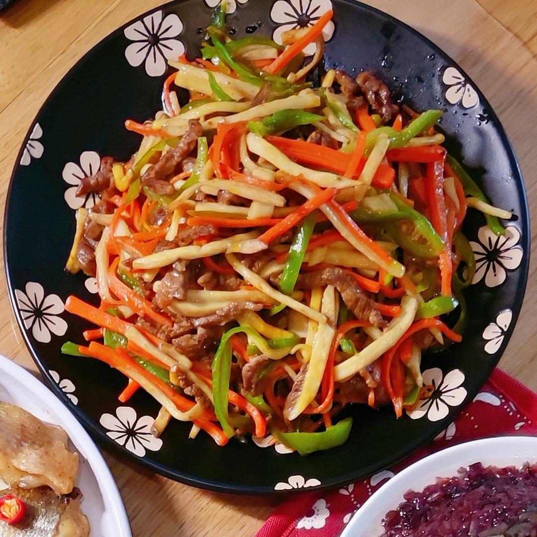 好吃到停不下来的爆炒牛肉丝