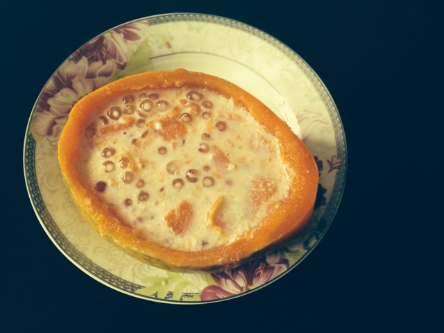 木瓜西米汤