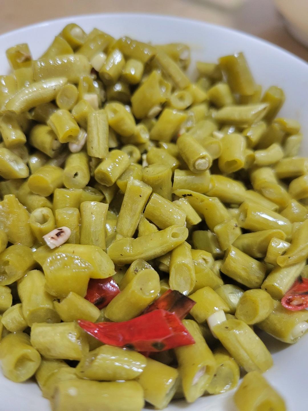 自制酸豆角（史上最简单三天完成）