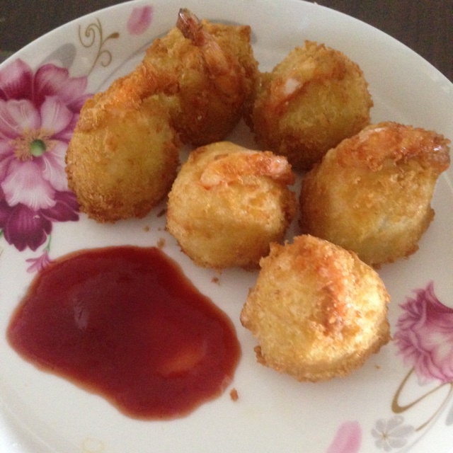 【土豆虾球】——鲜、糯、酥的存在