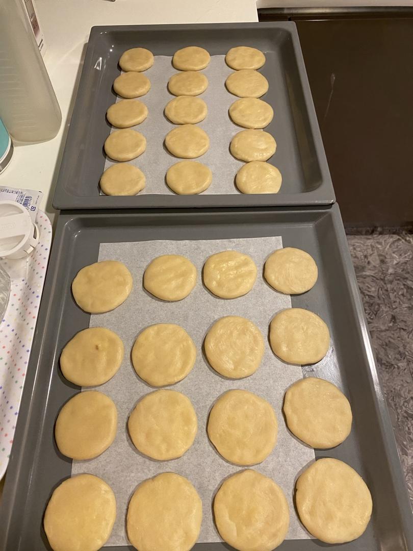 酥皮绿豆饼   酥得掉渣渣