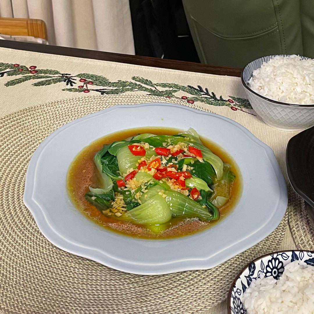 白灼油菜