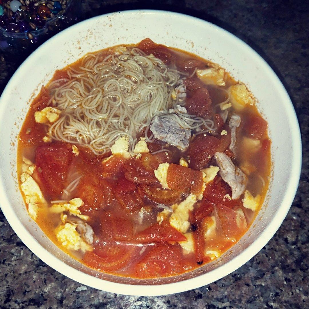 西红柿炒鸡蛋（面）