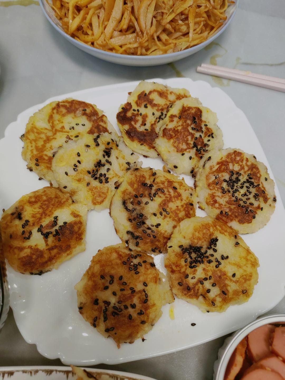 春日轻食-苹果山药饼