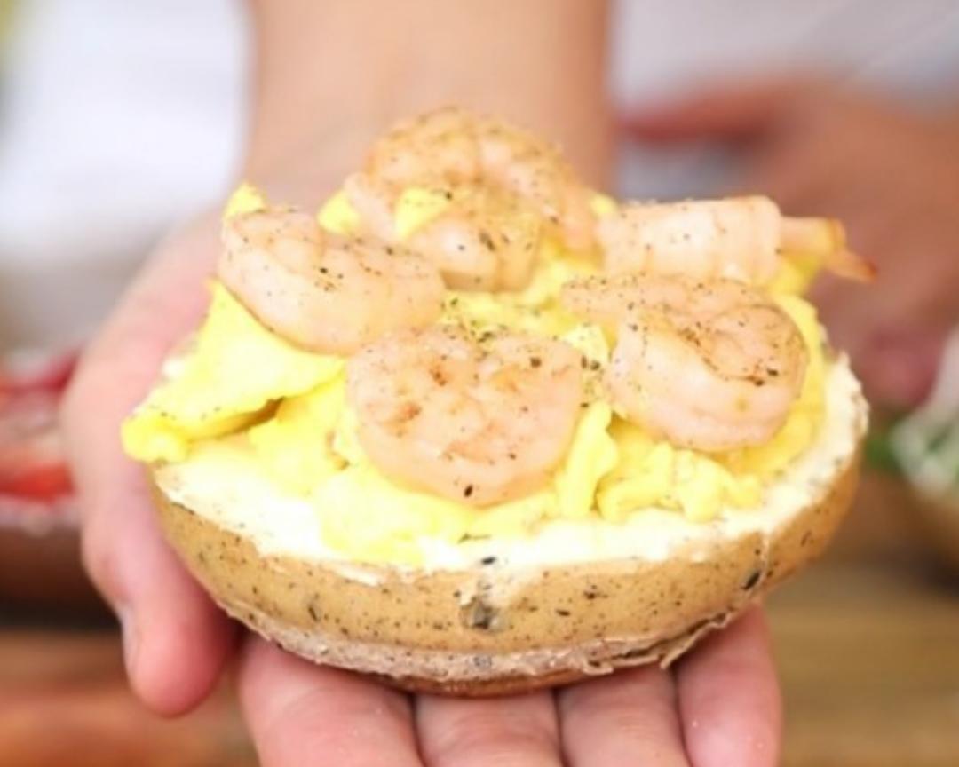 黑芝麻贝果的做法 步骤11