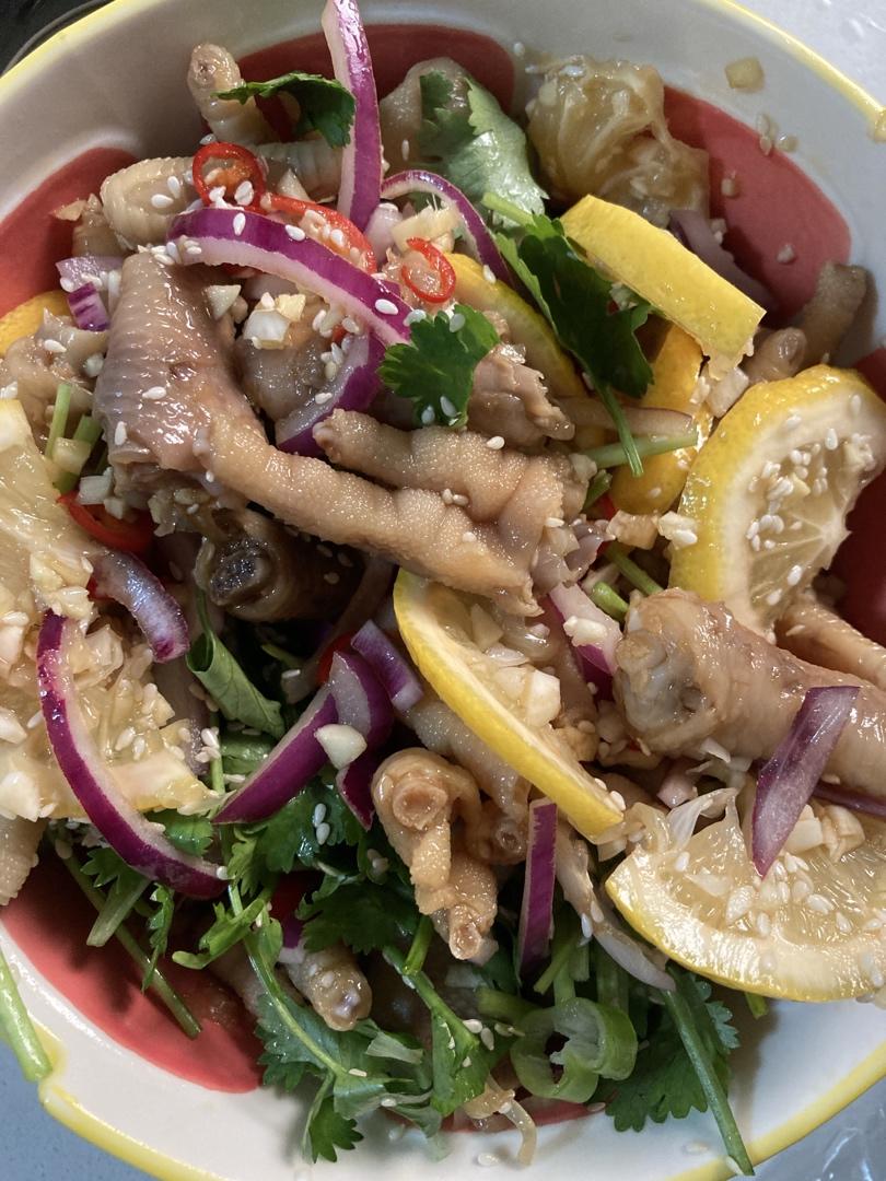 【柠檬酸辣鸡爪】自制超级无敌美味的网红鸡爪