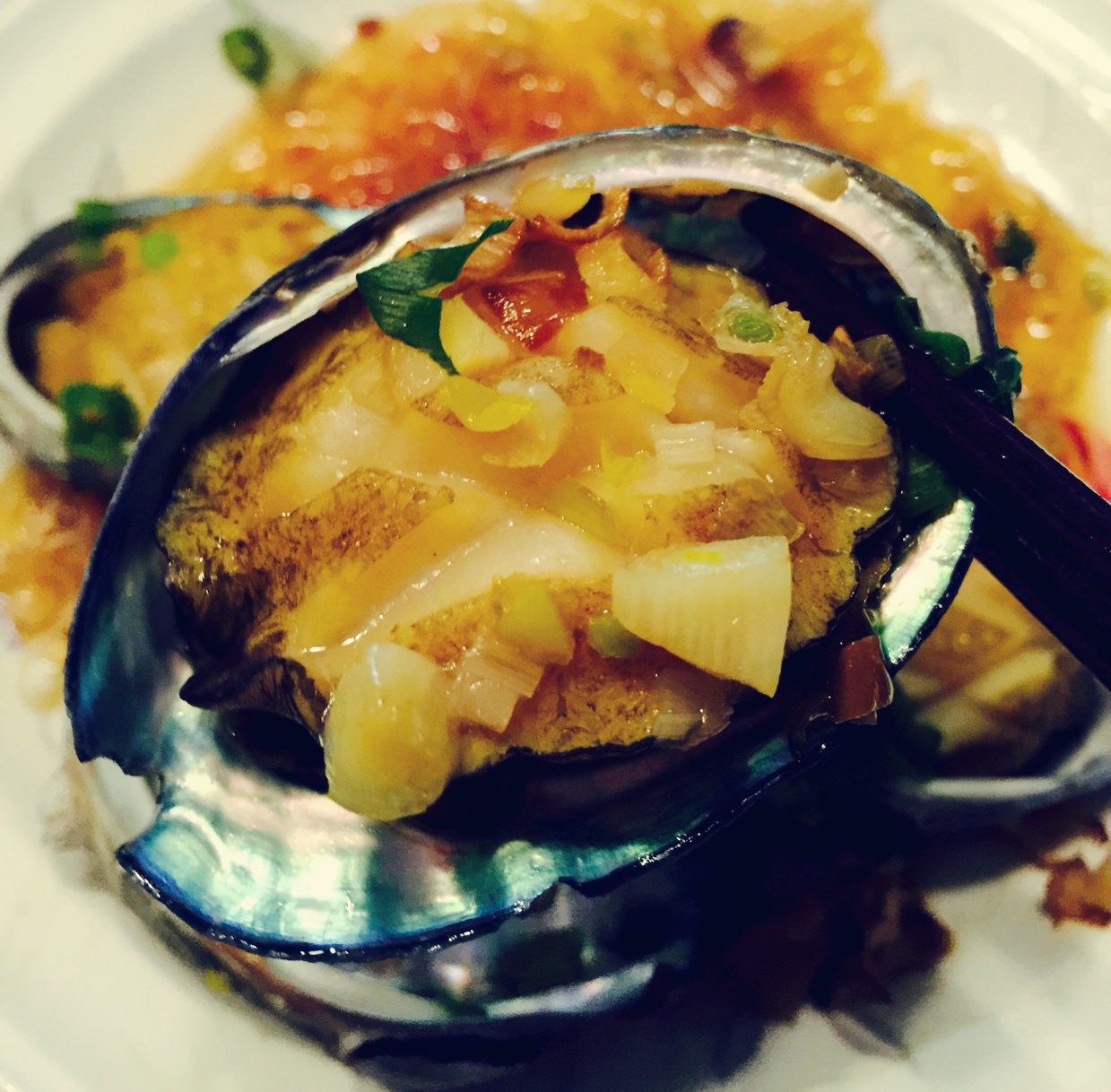 蒜蓉粉丝蒸鲍鱼