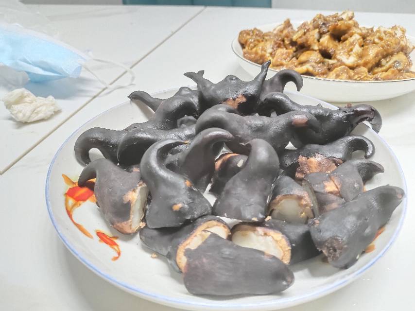 盐水菱角