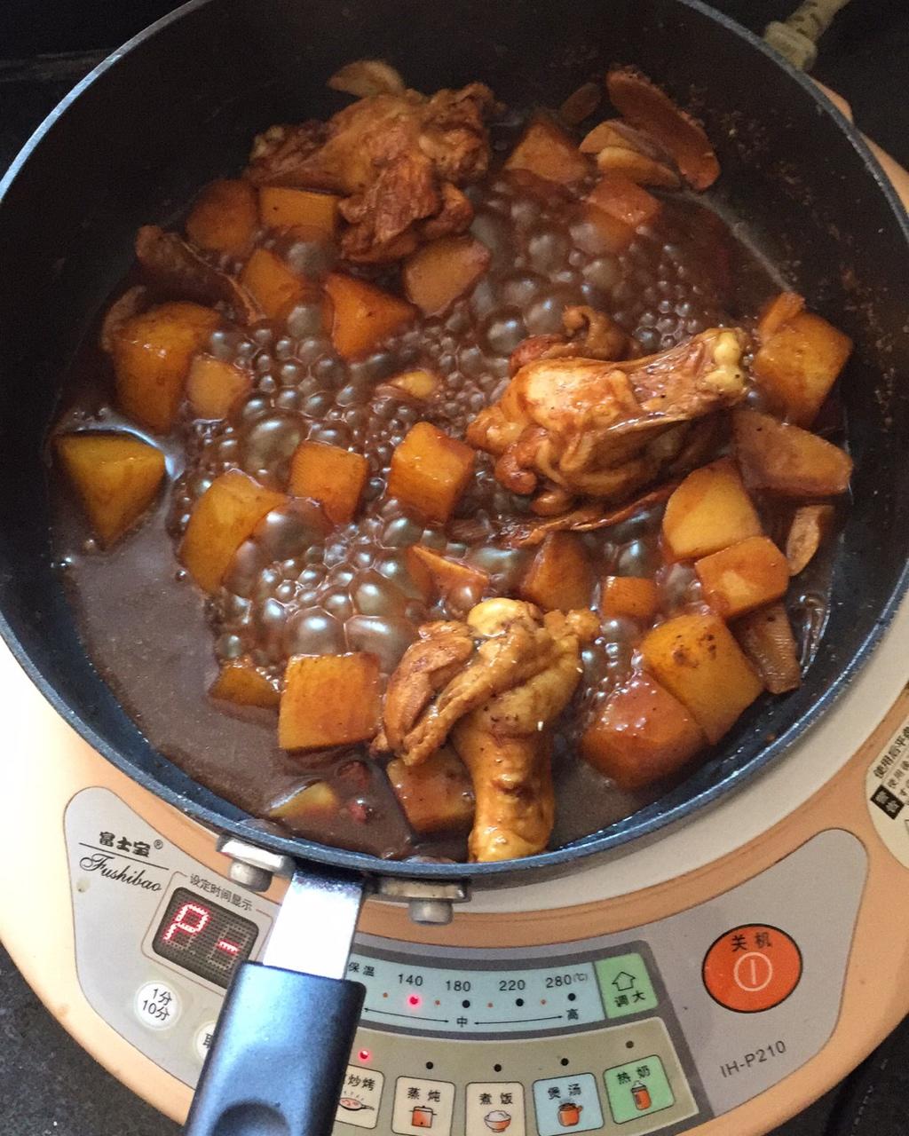 土豆炖鸡翅（快手零失败）
