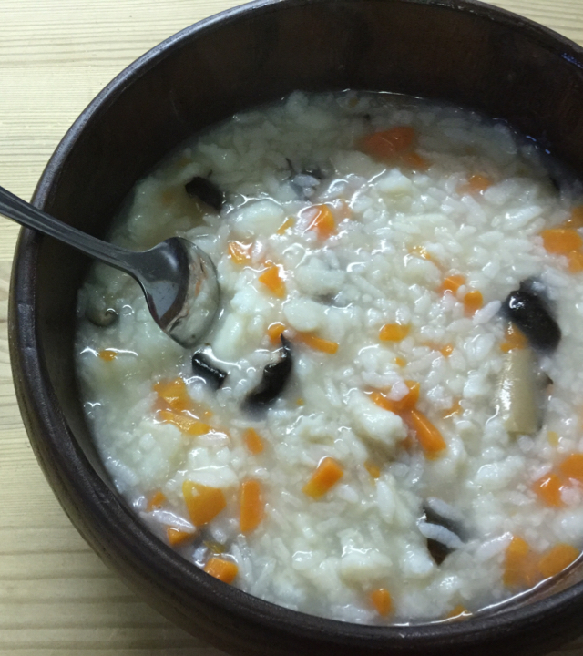 香菇鱼片粥
