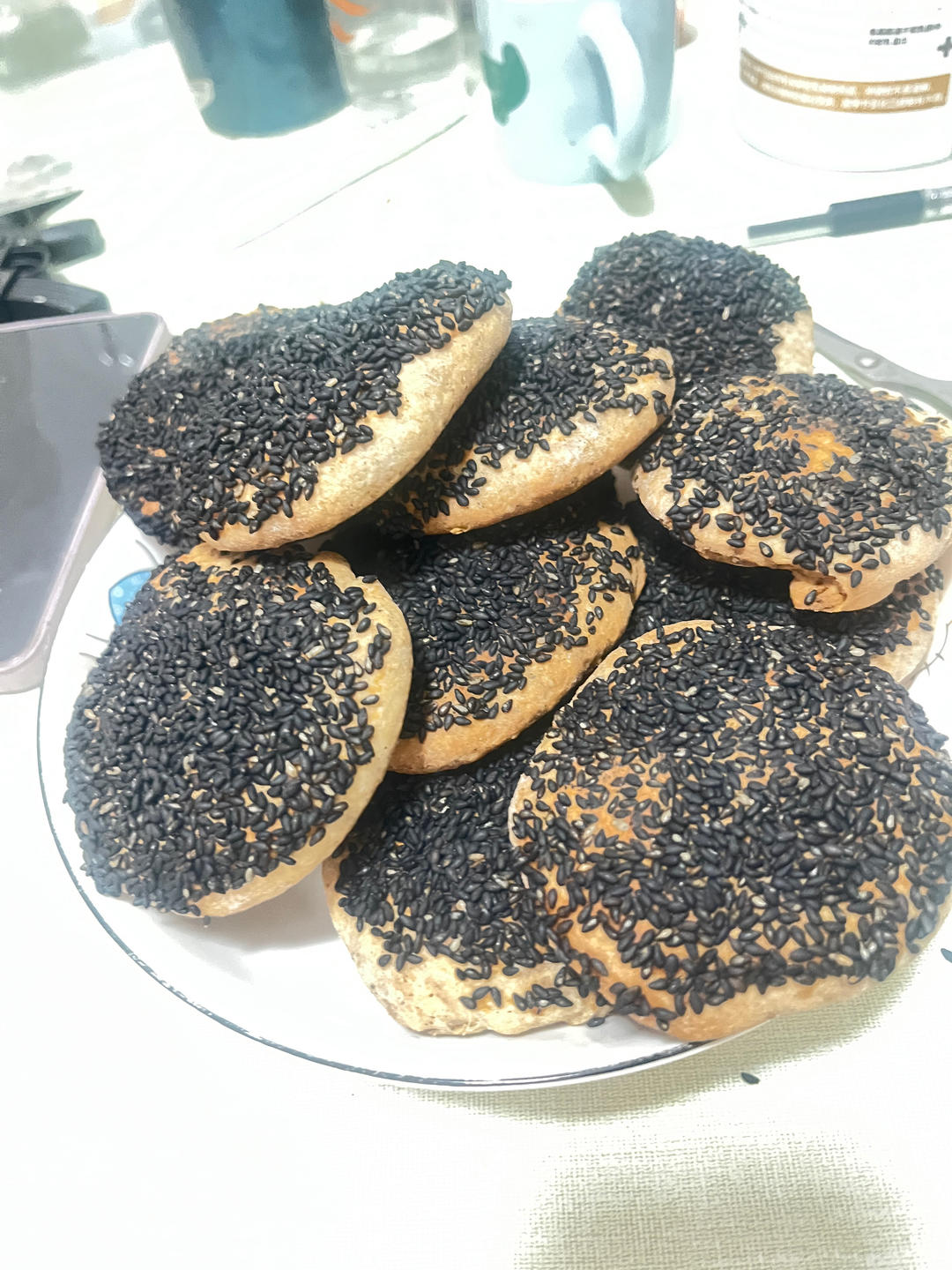 层次超多的麻酱烧饼