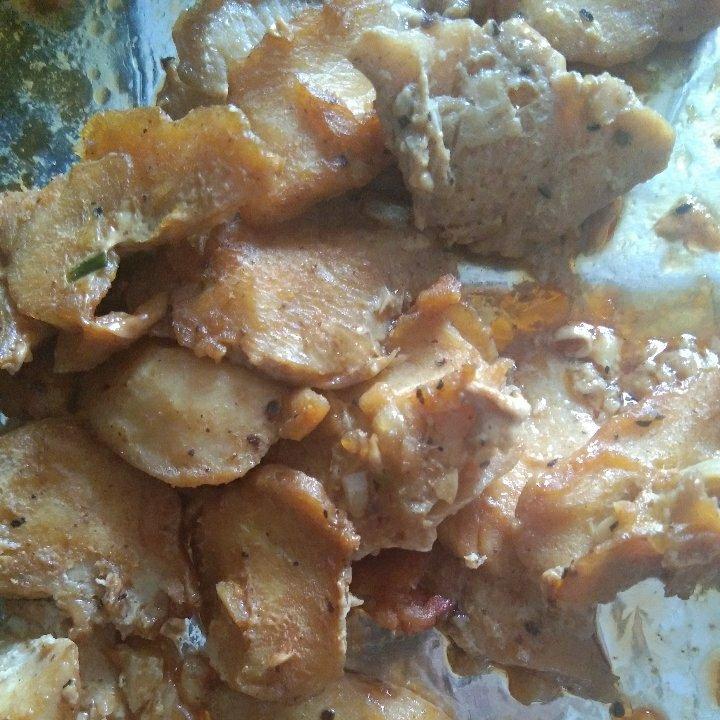 烤鸡肉