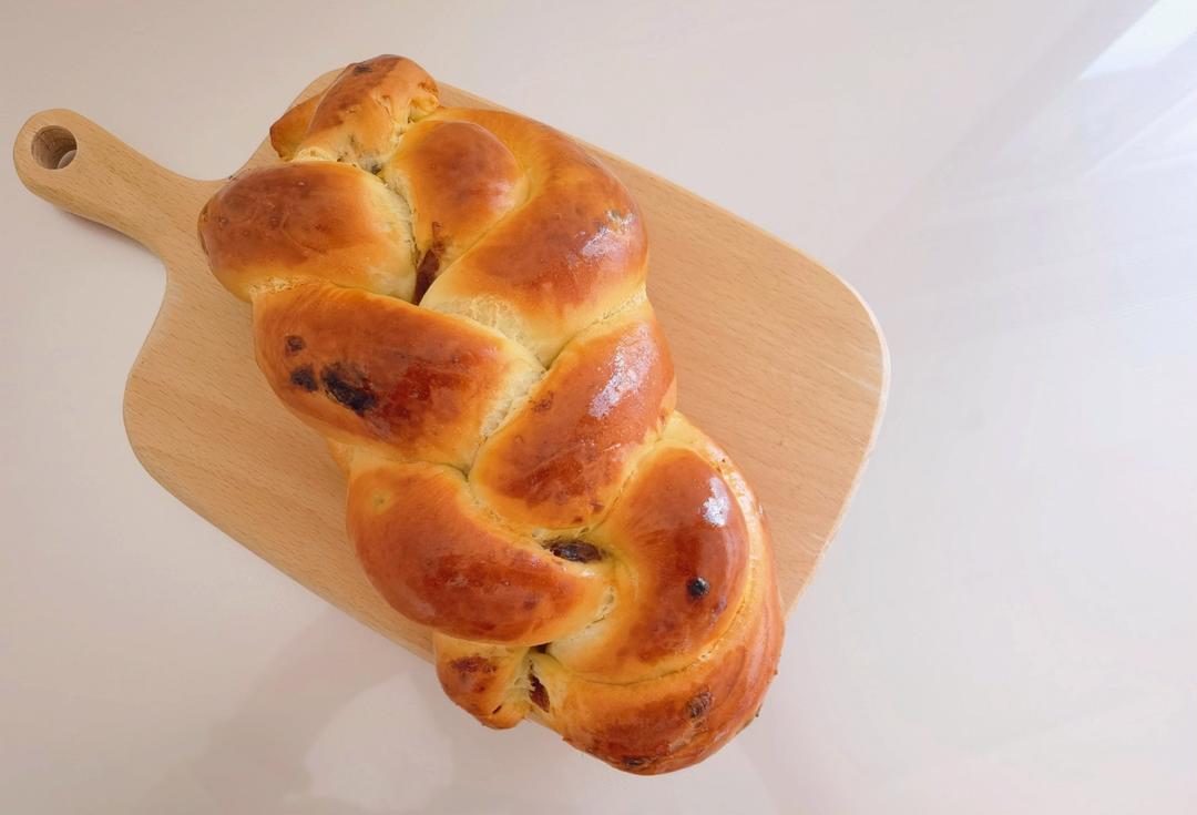 『辫子面包』以色列哈拉面包Challah，蛋奶香甜，硬质酥面包！