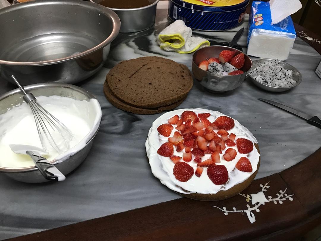 圣诞呆萌裸蛋糕