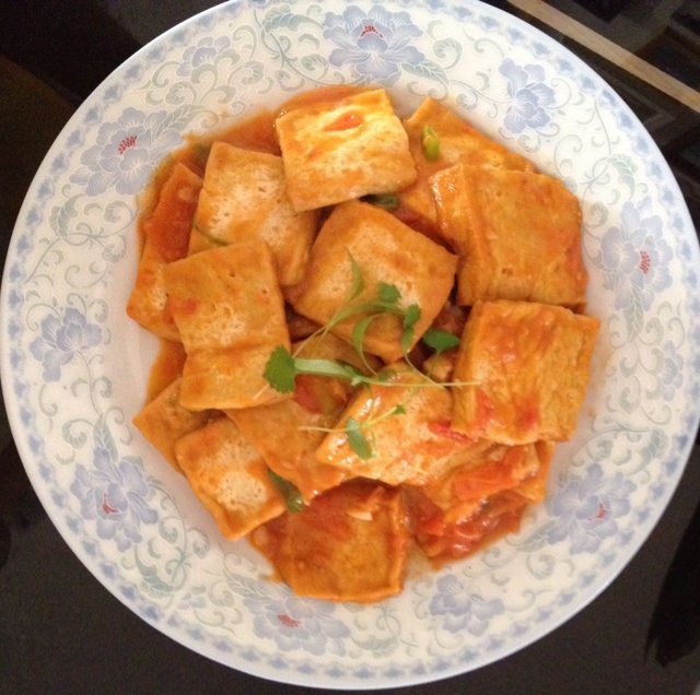 番茄豆腐