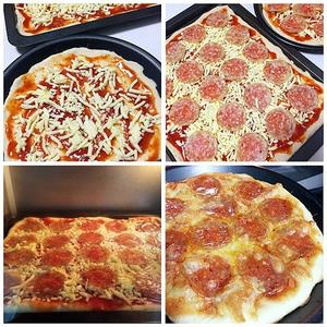 低温发酵的披萨Popperoni Pizza的做法 步骤3
