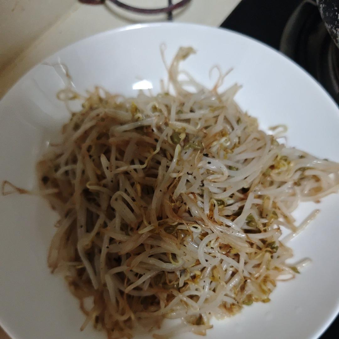 清炒豆芽