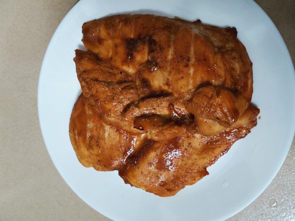 无油香烤鸡胸肉