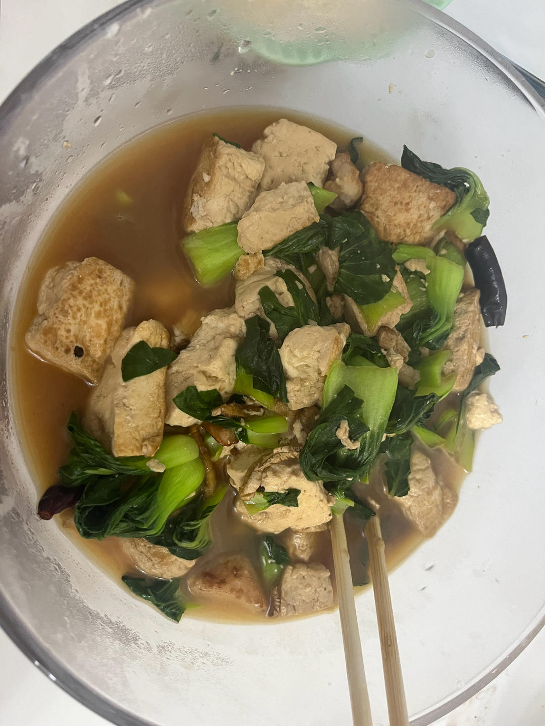 青菜炒豆腐