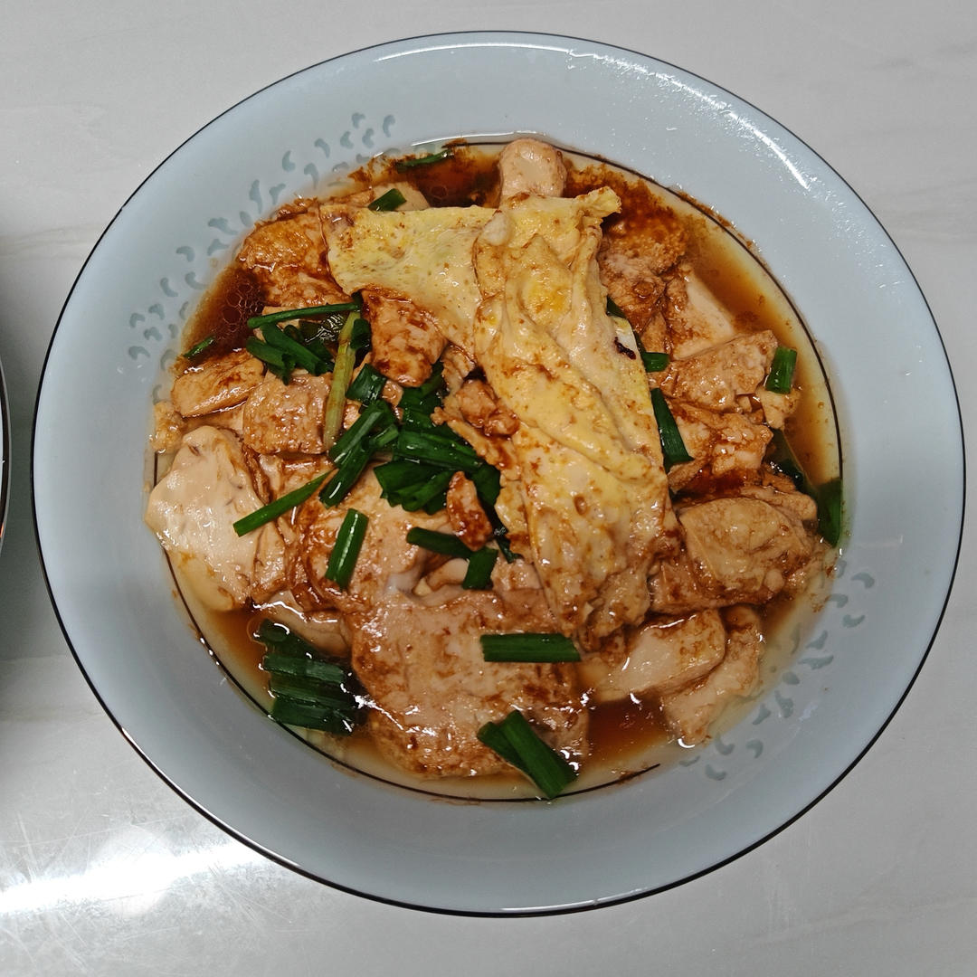 蚝油嫩豆腐