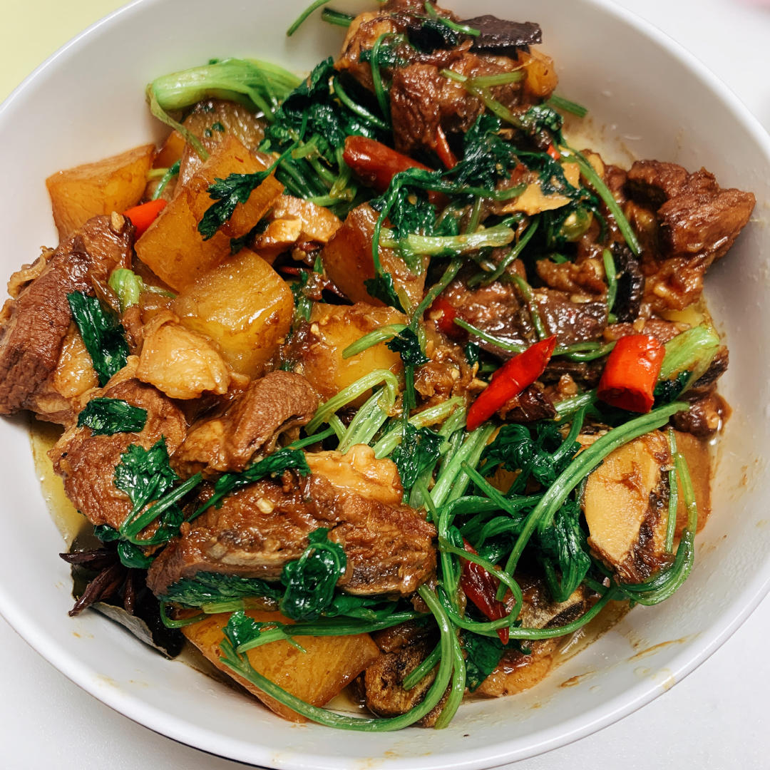 🐑超酥嫩的萝卜炖羊肉｜冬季暖身就吃它！